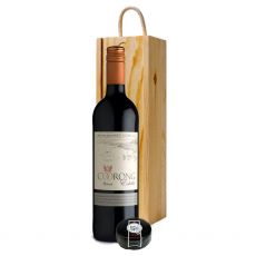 Gift boxed Wine Coorong Shiraz and Cheddar
