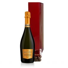 Gift boxed Wine Riondo and Chocs